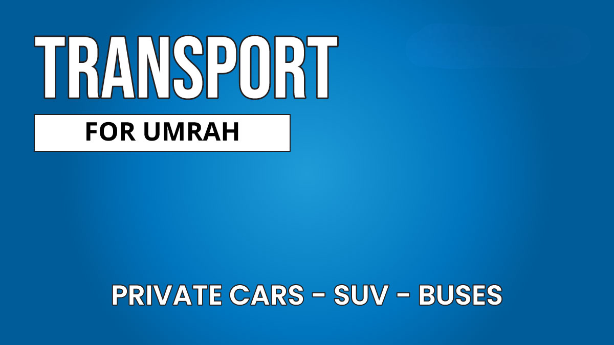 Umrah transport booking in Pakistan